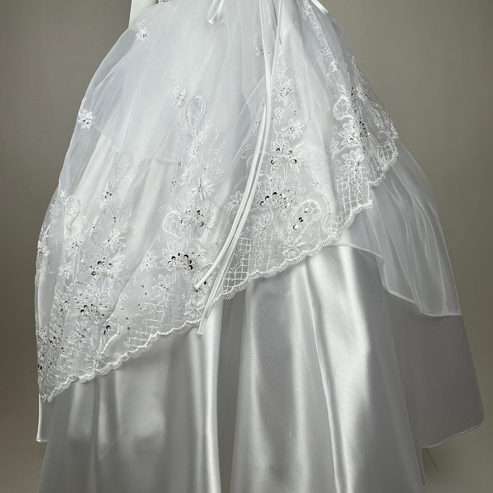 Girls First communion white dress size 7, 8, 10, 12 - Picture 13 of 13